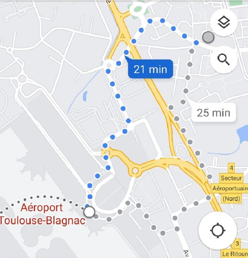 :) Spacieux T4 AÉROPORT, ensoleillé, déco soignée Blagnac Extérieur photo